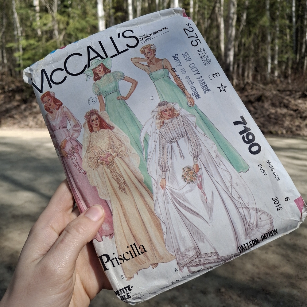 McCall's Bridal Sewing Pattern